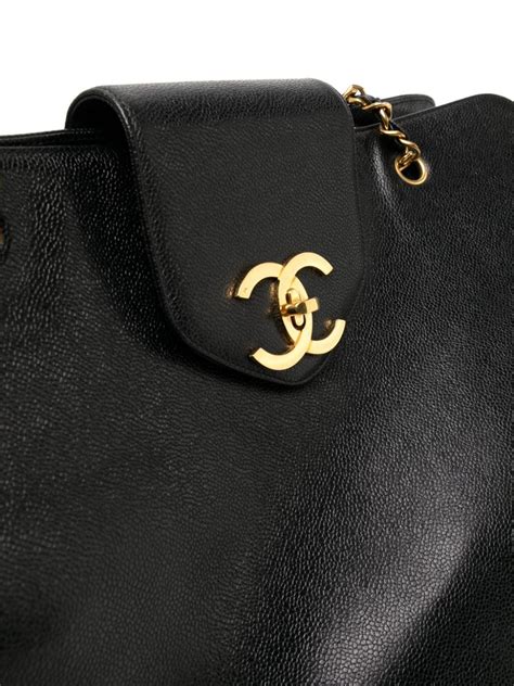 chanel supermodel tote|Chanel pre owned tote bag.